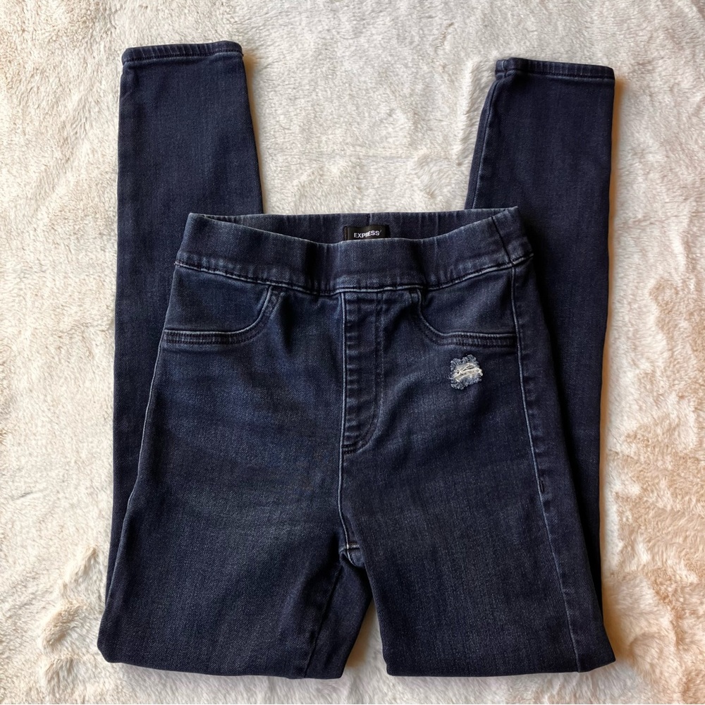 EXPRESS SKINNY PULL ON JEANS